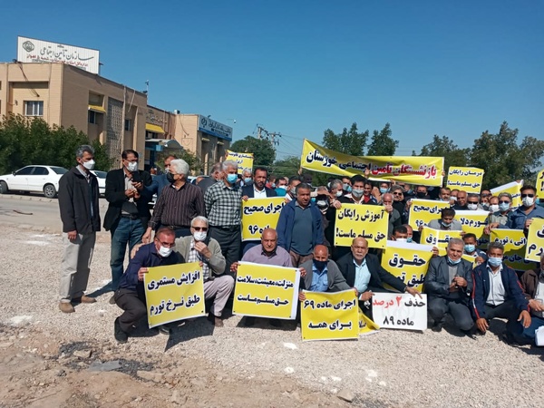 درخواست بازنشستگان خوزستان از دولت: اجرای یکسان‌سازی مستمری‌ها و رعایت عدالت میان همکاران بازنشسته