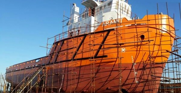 آتش‌سوزی شرکت «کشتی‌سازی تلاش بندر» بدون تلفات مهار شد