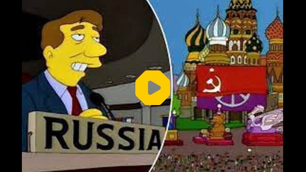 ببینید | پیش‌بینی عجیب سیمپسون‌ها از حمله روسیه به اوکراین و احیای شوروی