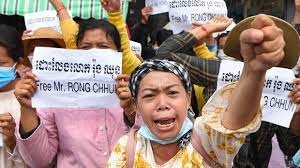 بازداشت ۱۸۰ کارگر یک شرکت توسط پلیس کامبوج