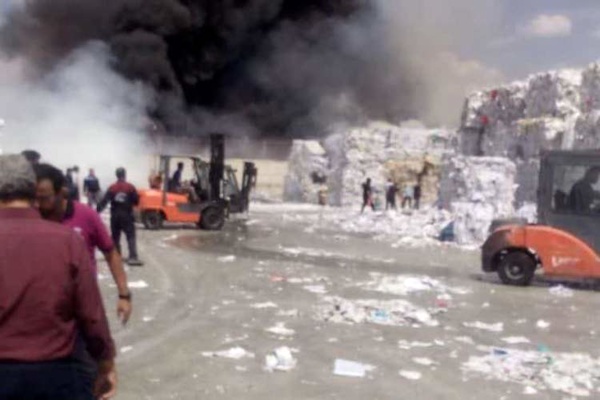 دومین آتش سوزی در کارخانه «کاغذسازی‌کاسپین ایرانیان» طی ۲۰ روز گذشته