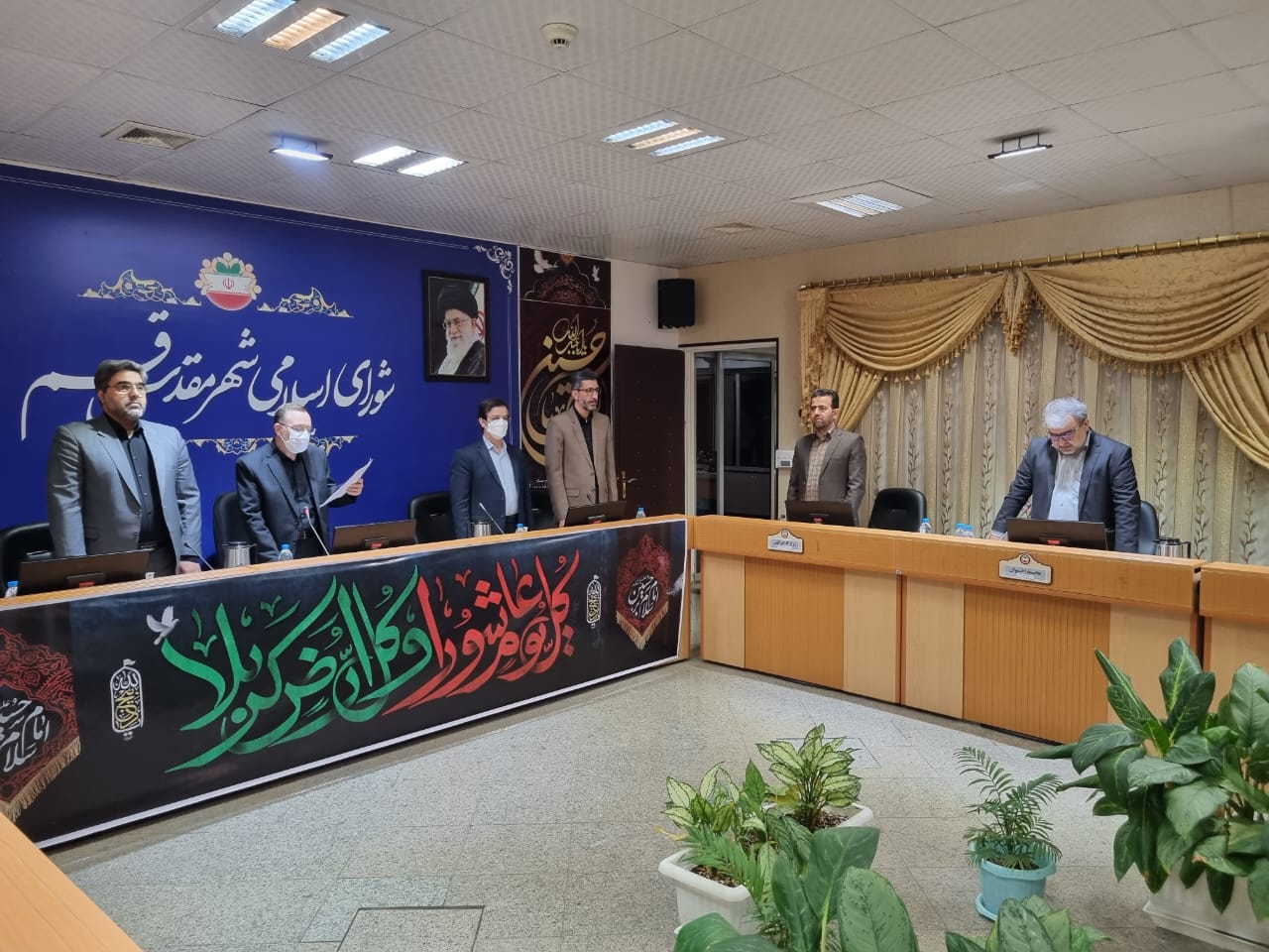 تحلیف مجید اخوان به عنوان عضو جدید شورای اسلامی شهر قم