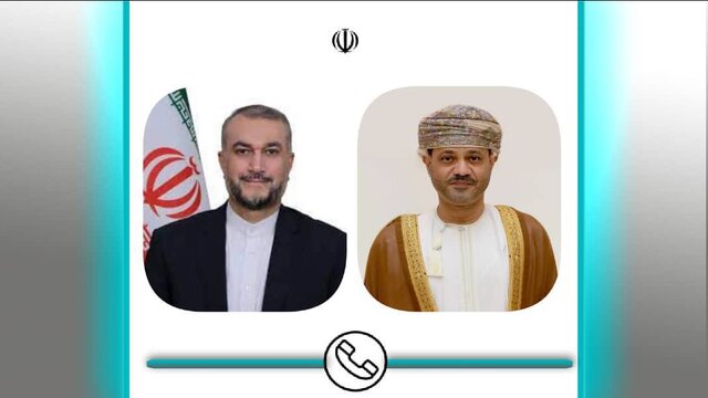 رایزنی وزیران امور خارجه ایران و عمان در مورد آخرین وضعیت گفت‌وگوهای لغو تحریم‌ها