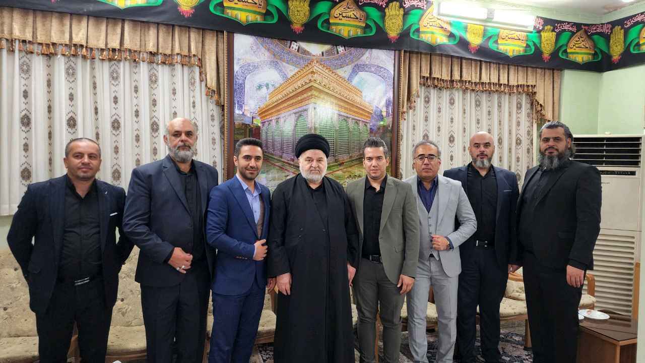 دیدار اعضای شورای عالی راهبردی سمینار فرصت های تجاری ITC با نماینده آیت الله العظمی سیستانی در ایران