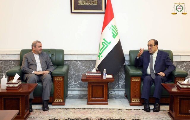 رایزنی سفیر ایران در عراق با “نوری المالکی” و تاکید دو طرف بر افزایش همکاری‌ها