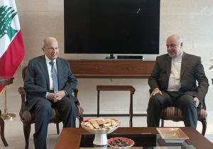 دیدار سفیر ایران در بیروت با میشل عون