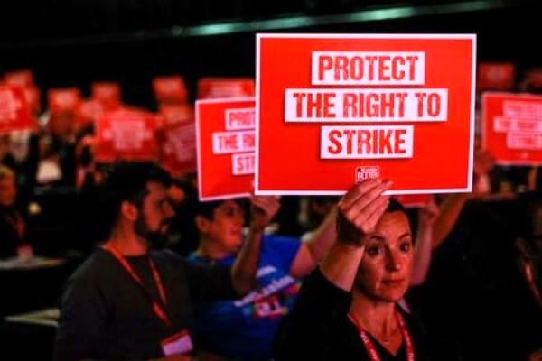حمایت کنفدراسیون جهانی اتحادیه‌های کارگری از اعتصابات انگلیس
