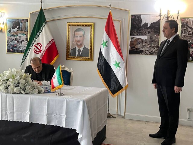 حضور دستیار ارشد وزیر خارجه در سفارت سوریه در تهران