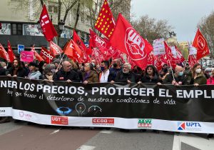 اعتصاب کارگران بخش حمل و نقل در اسپانیا
