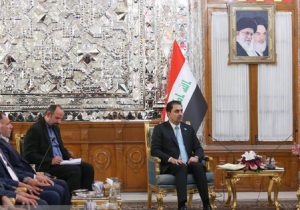 دیدار نایب رئیس مجلس عراق با رئیس مجلس