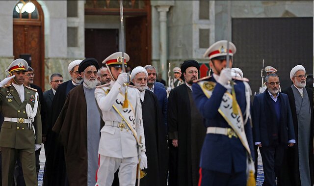 تجدید میثاق رئیس و مسئولان قوه قضاییه با آرمان‌های امام خمینی (ره)