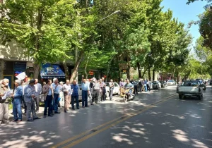 تجمع بازنشستگان فولاد در تهران، اصفهان و قائمشهر