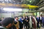 بازدید رئیسی از کارخانه احیای شده صنایع چوب و کاغذ مازندران